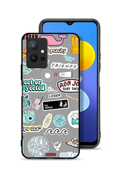 Tolwak Vivo T1 5G Protective Case Cover Good Vibes Stickers