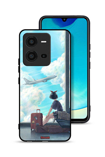 Tolwak غطاء حماية Vivo V25 5G بتصميم فن السفر