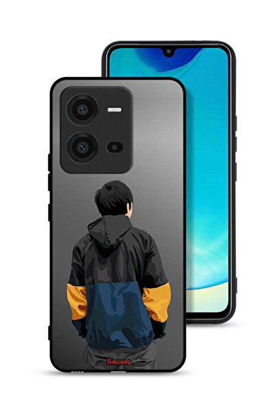 Tolwak غطاء حماية لهاتف Vivo V25 5G بصورة فنية لولد