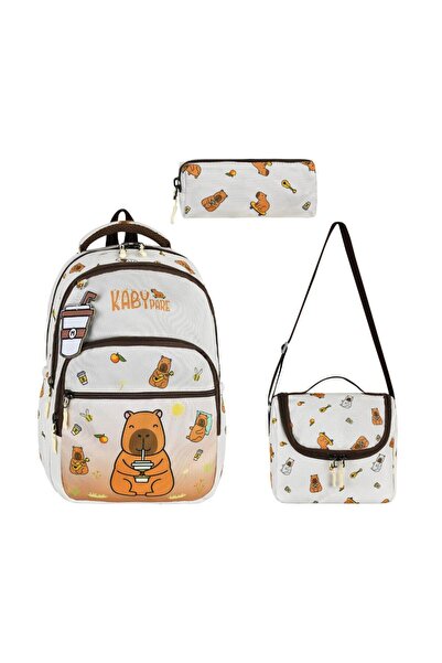 Baginn Unisex Τσάντα Δημοτικού Σχολείου Caby Para Σετ 3 40*30 cm Τσάντα μεσημ...