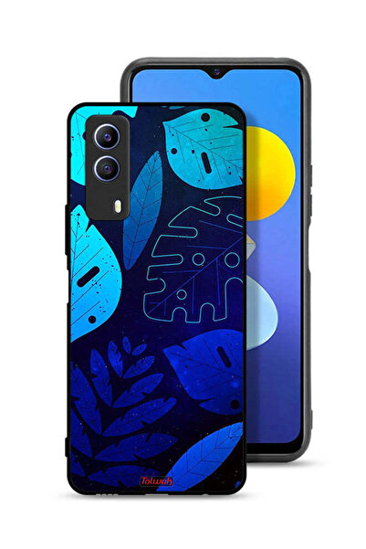Tolwak غطاء حماية لهاتف Vivo T1x بنقشة أوراق الشجر