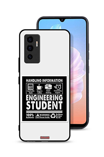 Tolwak غطاء حماية لهاتف Vivo V23e، ملصق طالب هندسة