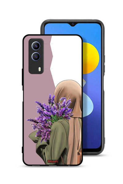 Tolwak Vivo T1x Protective Case Cover Holding Flower
