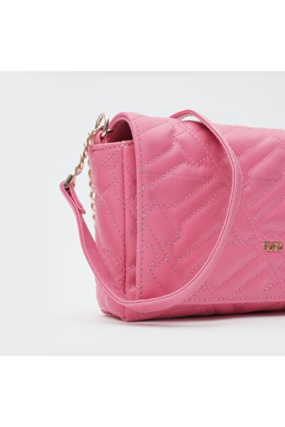 TOGO Pembe Kadın Kapitone Çanta [930148]