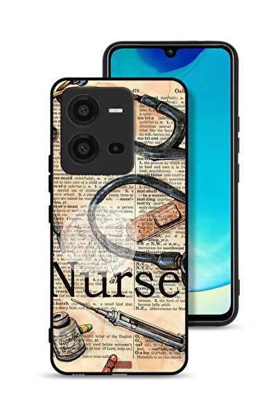 Tolwak غطاء حماية لهاتف Vivo V25 5G - أدوات ممرضة عتيقة