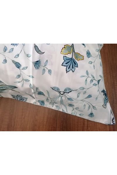 Taç Crown Satin Flounce Pillowcase Set – 2 Pieces – 50X70 cm