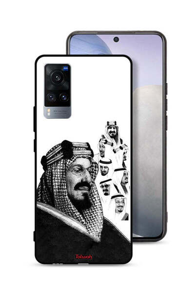 Tolwak غطاء حماية لهاتف Vivo X60، ملصق ملوك المملكة العربية السعودية باللون ا...
