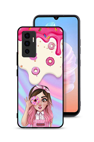 Tolwak غطاء حماية لهاتف Vivo S10e 5G يحمل صورة دونات