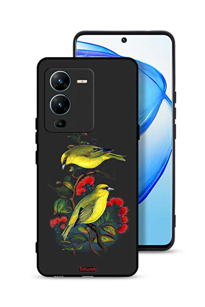 Tolwak غطاء حماية لهاتف Vivo V25 Pro 5G بنقشة طيور