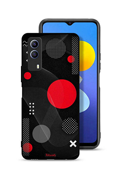 Tolwak غطاء حماية لهاتف Vivo T1x بنمط دائري ومتقاطع