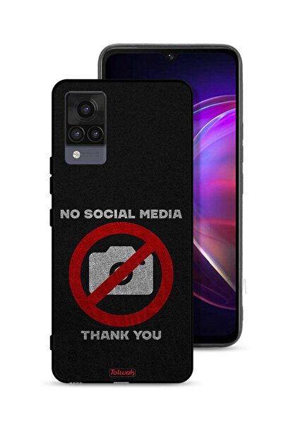 Tolwak غطاء حماية لهاتف Vivo V21 لا يُمنع استخدام وسائل التواصل الاجتماعي، شك...