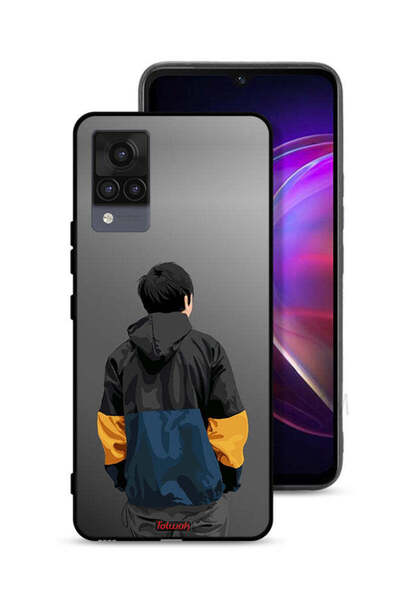 Tolwak غطاء حماية لهاتف Vivo V21 بتصميم صورة فنية لولد