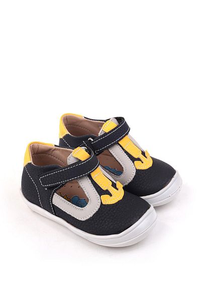 Papuçsepeti Shoe Basket - Şrbb 4804 Baby Boy Orthopedic First Step Shoes