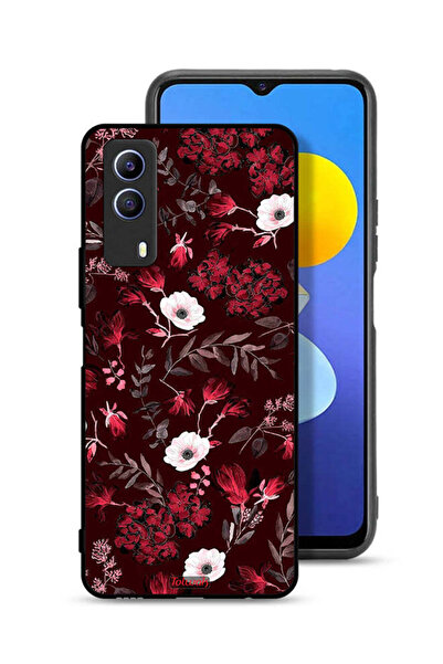 Tolwak Vivo T1x Protective Case Cover Small Flowers And Tropical Leaves