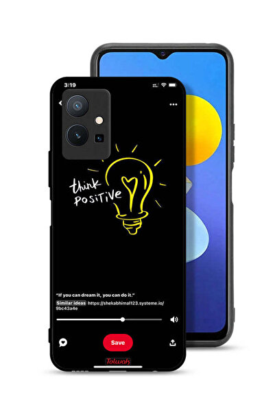 Tolwak غطاء حماية لهاتف Vivo T1 5G - فكر بإيجابية