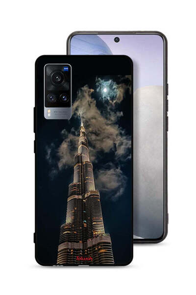 Tolwak Vivo X60t Protective Case Cover Burj Khalifa In Night