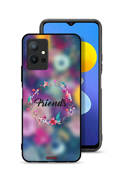 Tolwak غطاء حماية Vivo Y75 5G بتصميم خاتم أصدقاء الزهور