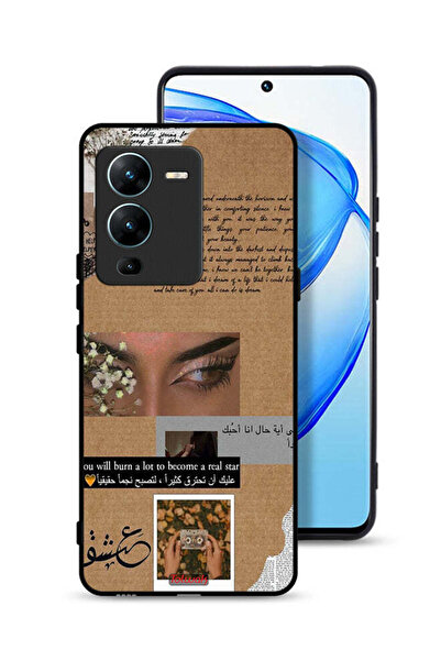 Tolwak Vivo V25 Pro 5G Protective Case Cover Arabic Quote You Will Burn A Lot...