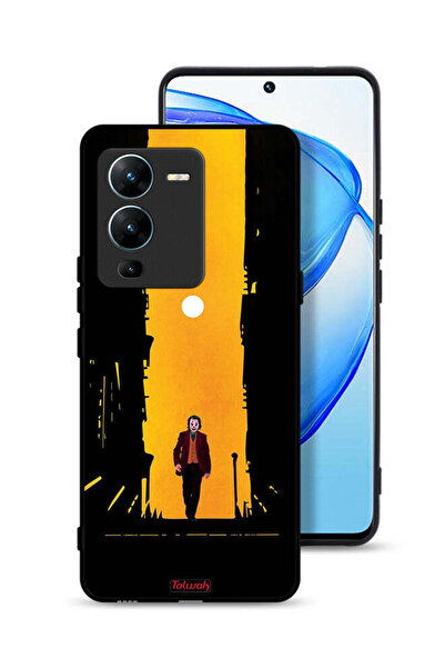Tolwak غطاء حماية Vivo V25 Pro 5G بتصميم جوكر، عمل فني رقمي تجريدي