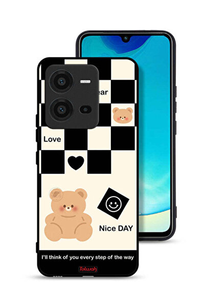 Tolwak غطاء حماية لهاتف Vivo V25 5G سأفكر فيك في كل خطوة على الطريق