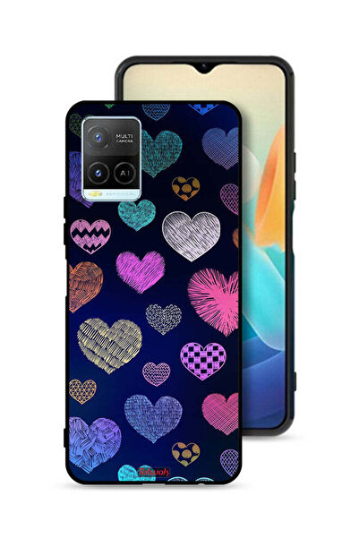 Tolwak غطاء حماية لهاتف Vivo Y32 بنقشة قلوب داجا