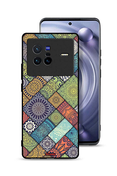 Tolwak غطاء حماية لهاتف Vivo X80 بنمط ماندالا