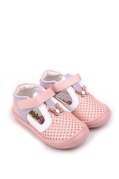 Papuçsepeti Shoe Basket - Şrbb 4794 Baby Girl Orthopedic First Step Shoes