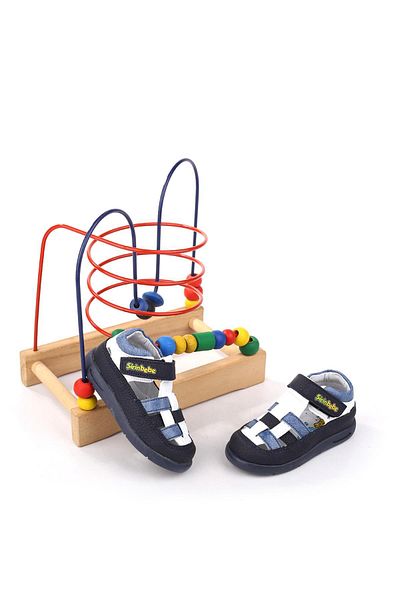 Papuçsepeti Shoe Basket - Şrbb 4807 Baby Boy Orthopedic First Step Shoes