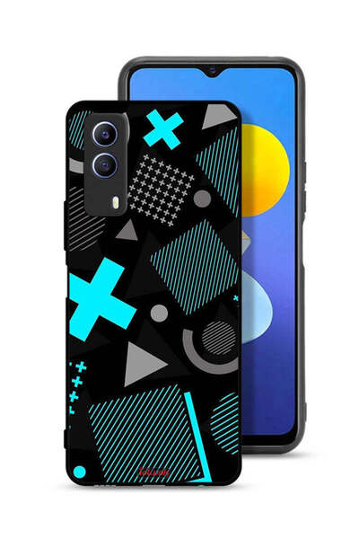 Tolwak غطاء حماية لهاتف Vivo T1x برسومات أيقونات لعبة الحبار
