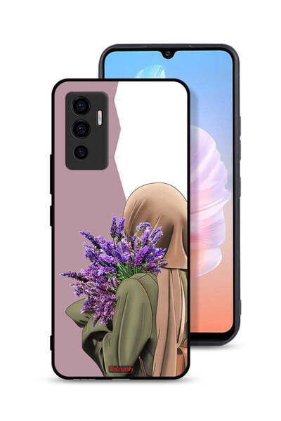 Tolwak Vivo S10e 5G Protective Case Cover Holding Flower