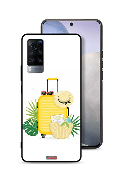 Tolwak غطاء حماية لهاتف Vivo X60t بفن رقمي صيفي