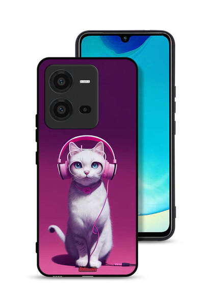 Tolwak Vivo V25 5G Protective Case Cover Cute Kitten