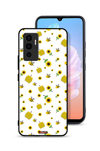 Tolwak غطاء حماية لهاتف Vivo S10e 5G بنقشة عباد الشمس والنحل