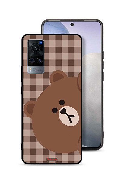 Tolwak غطاء حماية لهاتف Vivo X60t مع دب تيدي