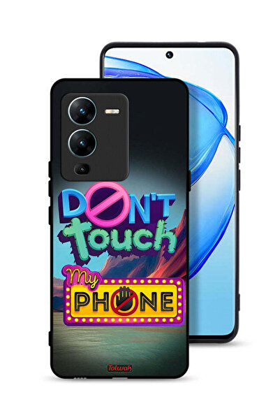 Tolwak Vivo V25 Pro 5G Protective Case Cover Do Not Touch My Phone