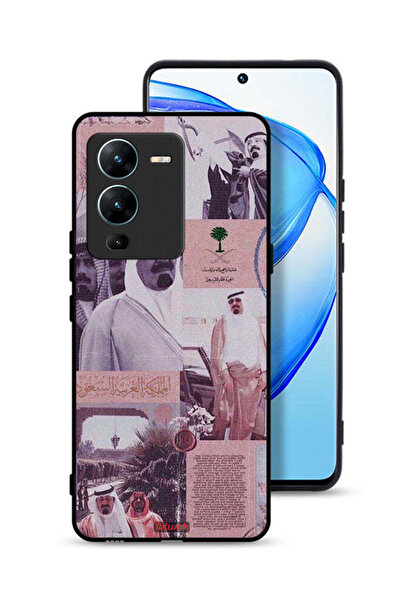 Tolwak غطاء حماية لهاتف فيفو V25 برو 5G، ملصق الملك عبدالله العتيق