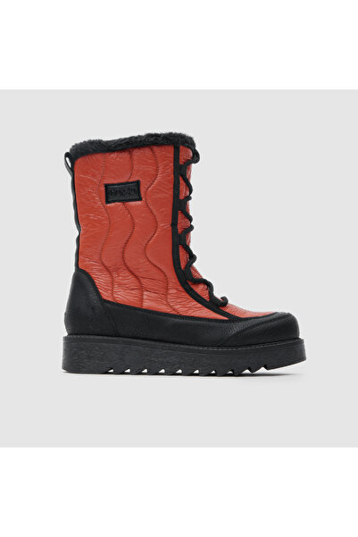 TOGO Siyah Turuncu Kadın Kar Botu [051816]