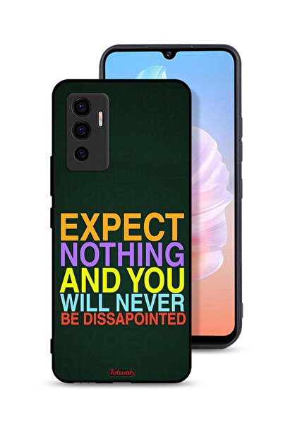 Tolwak Vivo V23e Protective Case Cover Expect Nothing And You Will Never Be D...