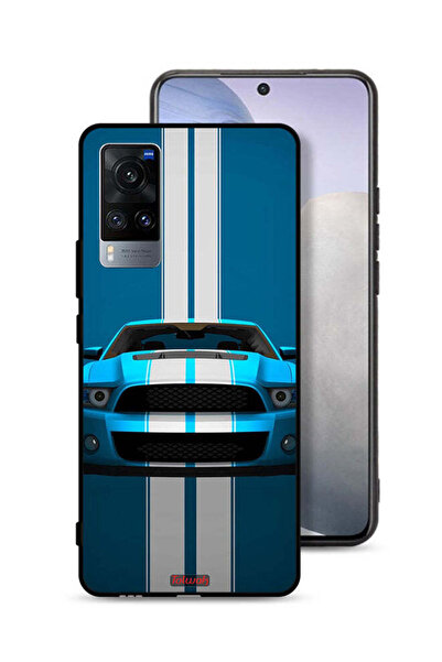 Tolwak Vivo X60 Protective Case Cover Car Abstract Art