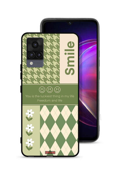 Tolwak Vivo V21 Protective Case Cover Smile Is The Luckiest Thing In My Life