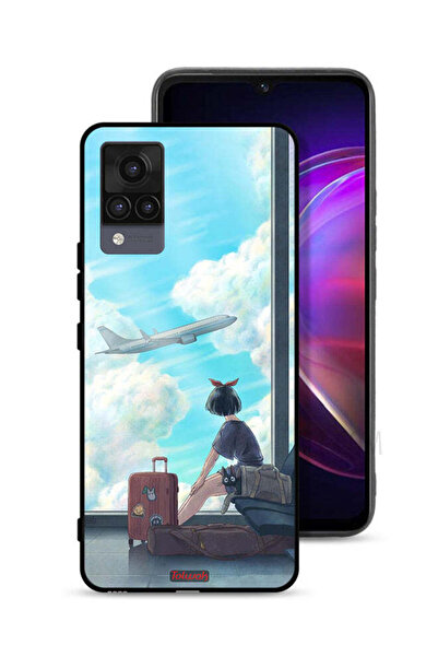 Tolwak غطاء حماية Vivo V21 بتصميم فني للسفر