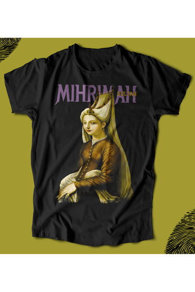 BUTSHIRT تي شيرت BU 'سلسلة عثمانية - Mihrimah Sultan' تي شيرت للجنسين بقصة عادية