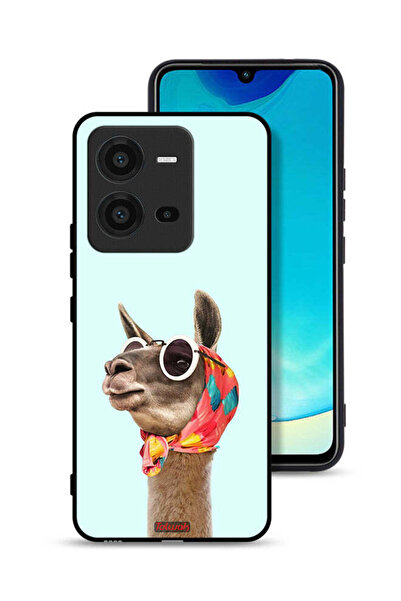 Tolwak غطاء حماية لهاتف Vivo V25 5G بلون جمل أنيق وجذاب