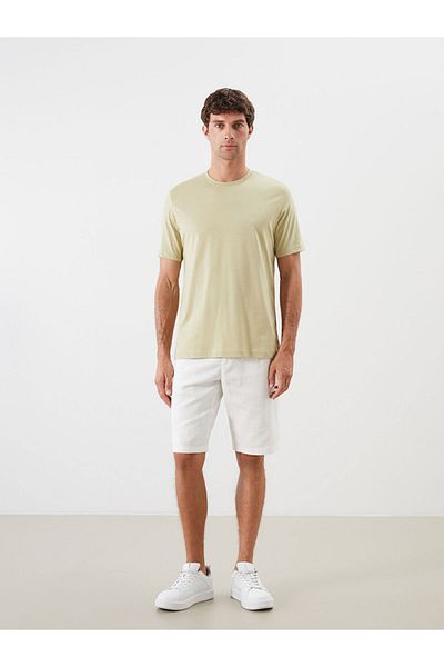LC Waikiki Ανδρικό μπλουζάκι New Season Crew Neck Combed Cotton - S50839Z8
