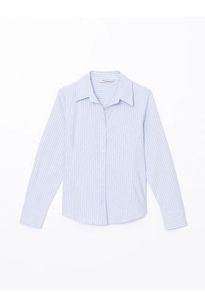 LC Waikiki Cămașă de damă din poplin cu dungi