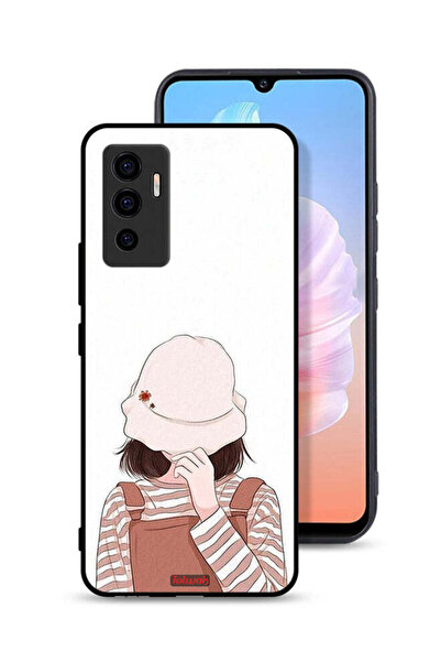 Tolwak غطاء حماية لهاتف Vivo S10e 5G بغطاء إخفاء الوجه بالقبعة