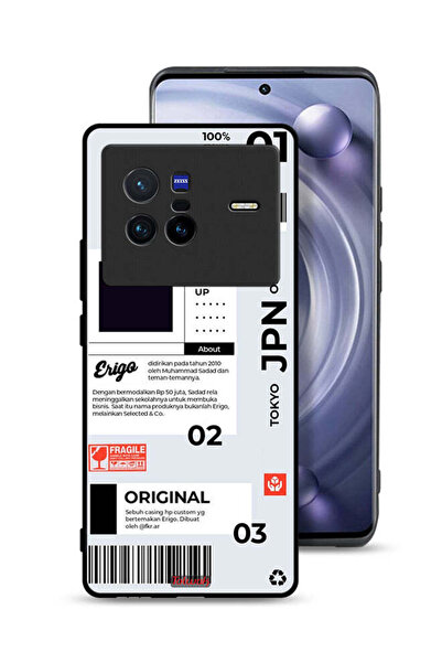 Tolwak غطاء حماية لجهاز Vivo X80، ملصق ياباني