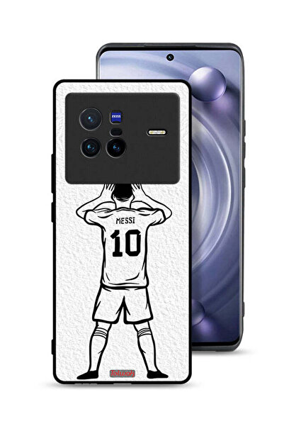 Tolwak Vivo X80 Protective Case Cover Messi Sketch