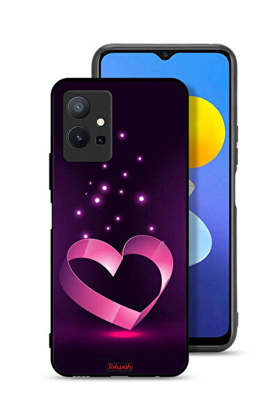 Tolwak Vivo Y75 5G Protective Case Cover Heart Art