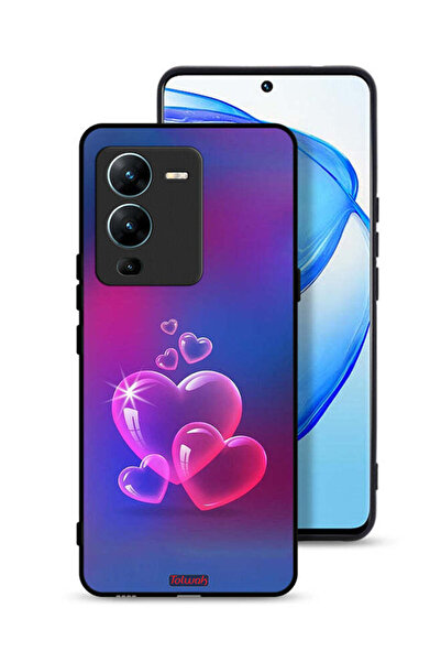 Tolwak Vivo V25 Pro 5G Protective Case Cover Water Hearts